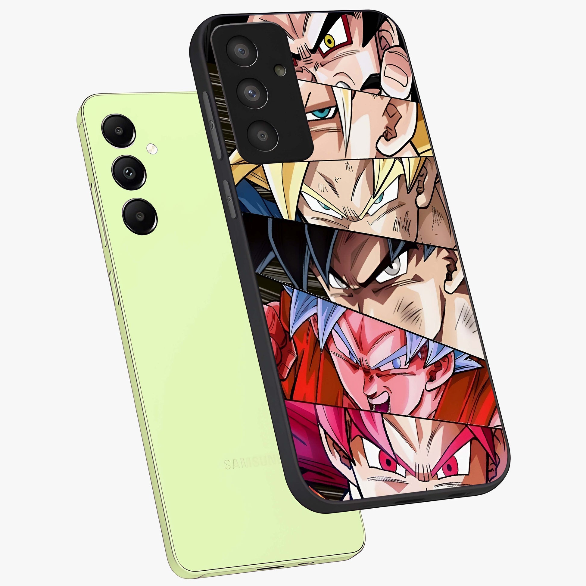 Anime Character Glass Case displayed in angled mockup highlighting colorful anime character illustration.
