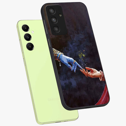 Divine Touch Eternal Glass Case displayed in angled mockup highlighting elegant divine inspired design with calm aesthetic style.