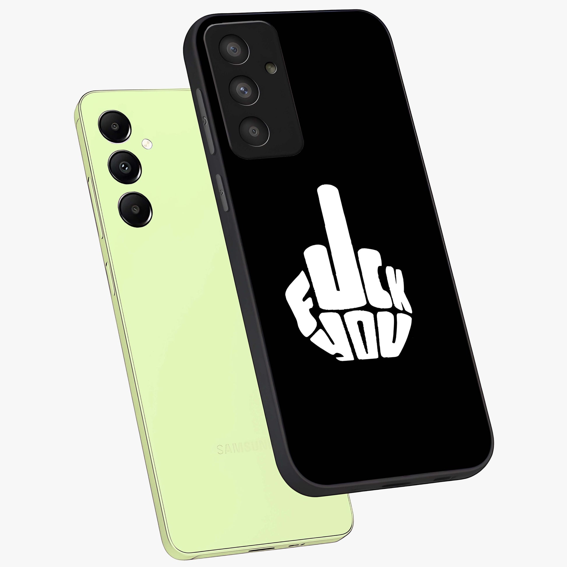 Rebel Mode On Glass Case displayed in angled mockup highlighting edgy text design with modern street aesthetic.