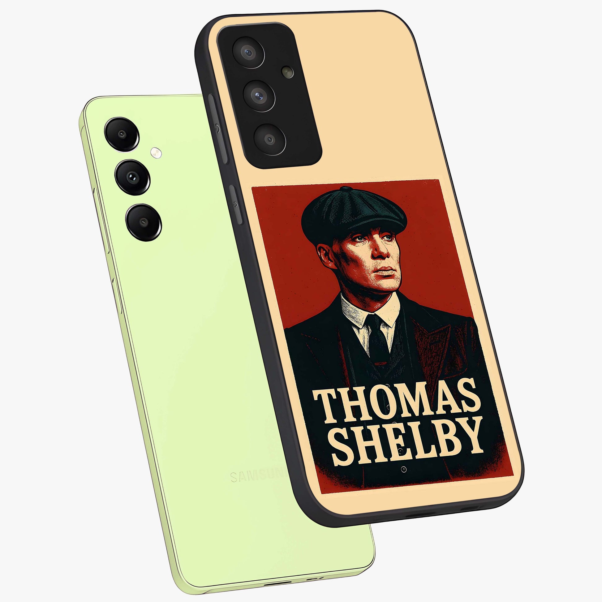 Vintage Mafia Authority Glass Case displayed in angled mockup highlighting powerful retro design with classic gangster aesthetic.