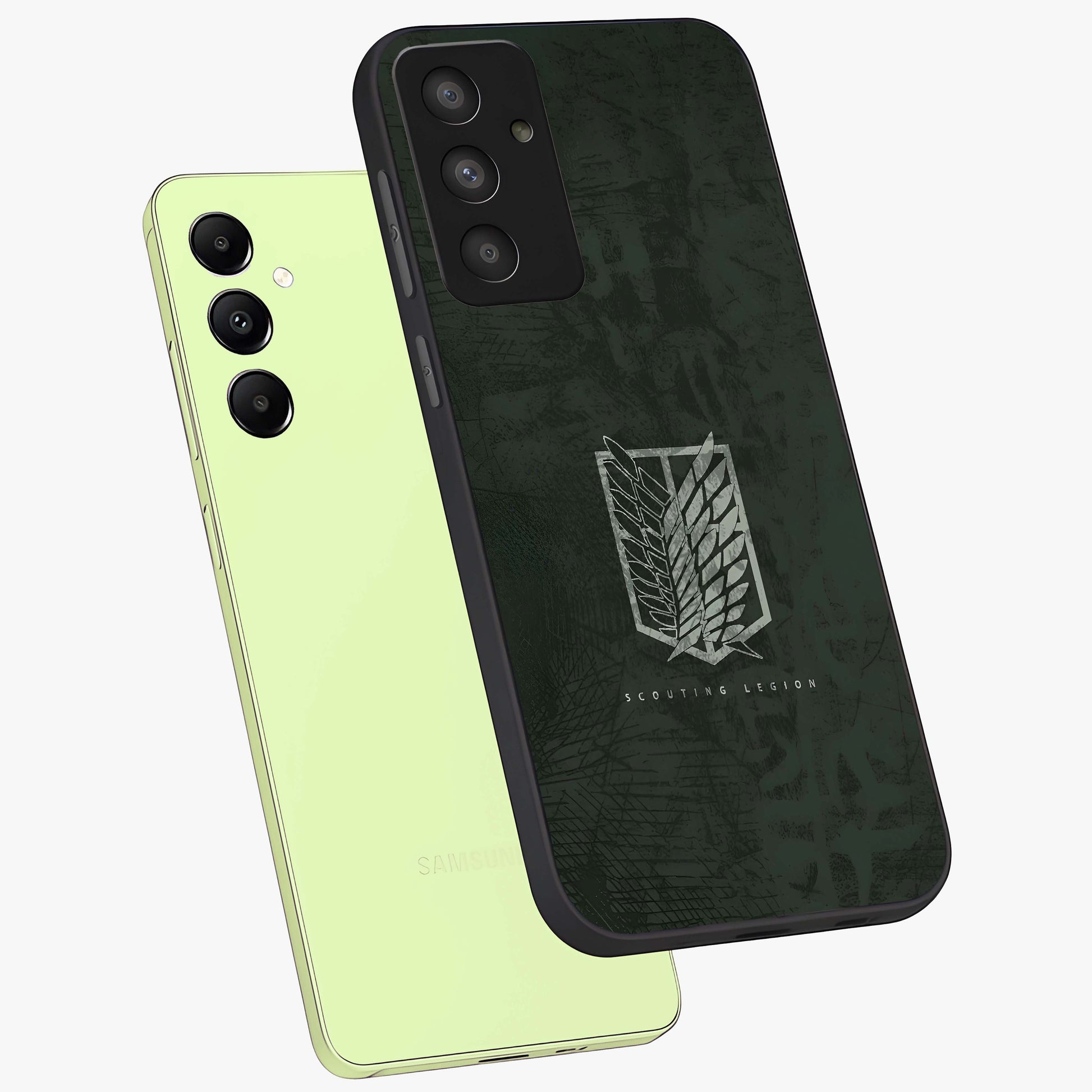 Wings Of Freedom Glass Case displayed in angled mockup highlighting graceful wing design with inspirational aesthetic.