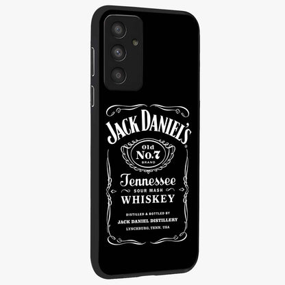 Vintage Whiskey Heritage Glass Case upright view showcasing stylish vintage whiskey artwork with timeless bar culture theme.