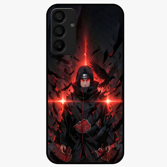 Focus Mode On Glass Case showing flat back view with bold motivational typography design and glossy glass finish.