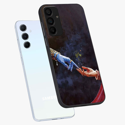 Divine Touch Eternal Glass Case displayed in angled mockup highlighting elegant divine inspired design with calm aesthetic style.