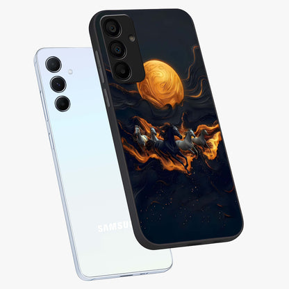 Golden Royal Heritage Glass Case displayed in angled mockup highlighting luxurious heritage design with golden aesthetic style.