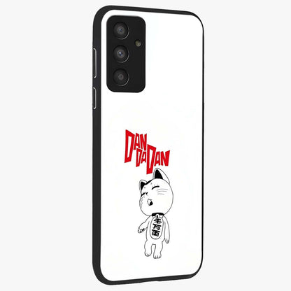 Playful Spirit Charm Glass Case upright view showcasing vibrant charm artwork with fun artistic theme.