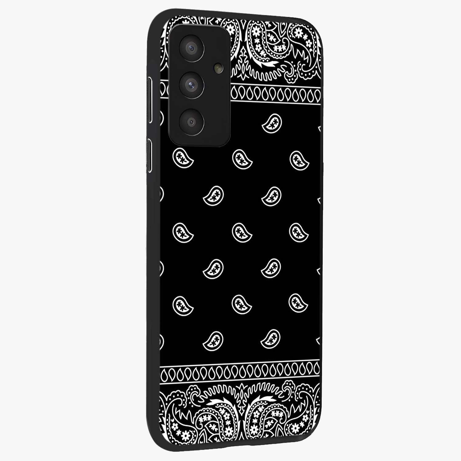 Retro Rebel Threads Glass Case upright view showcasing stylish vintage artwork with bold retro theme.