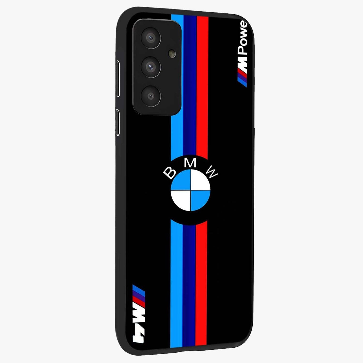 Turbo BMW Beast Glass Case upright view showcasing powerful car artwork with modern motorsport theme.