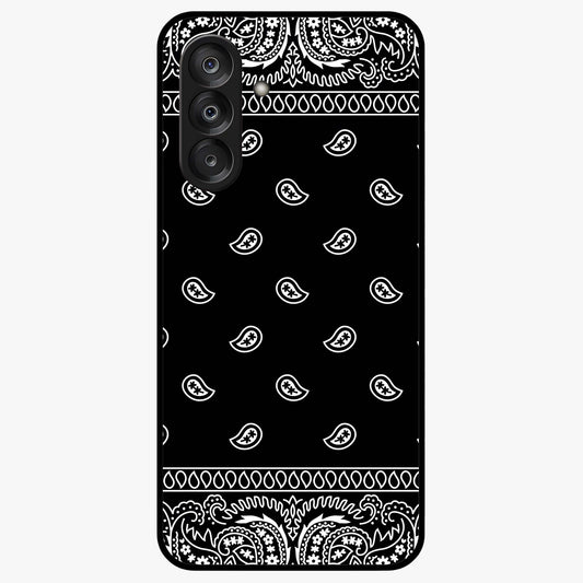 Retro Rebel Threads Glass Case showing flat back view with vintage street style artwork and glossy glass finish.
