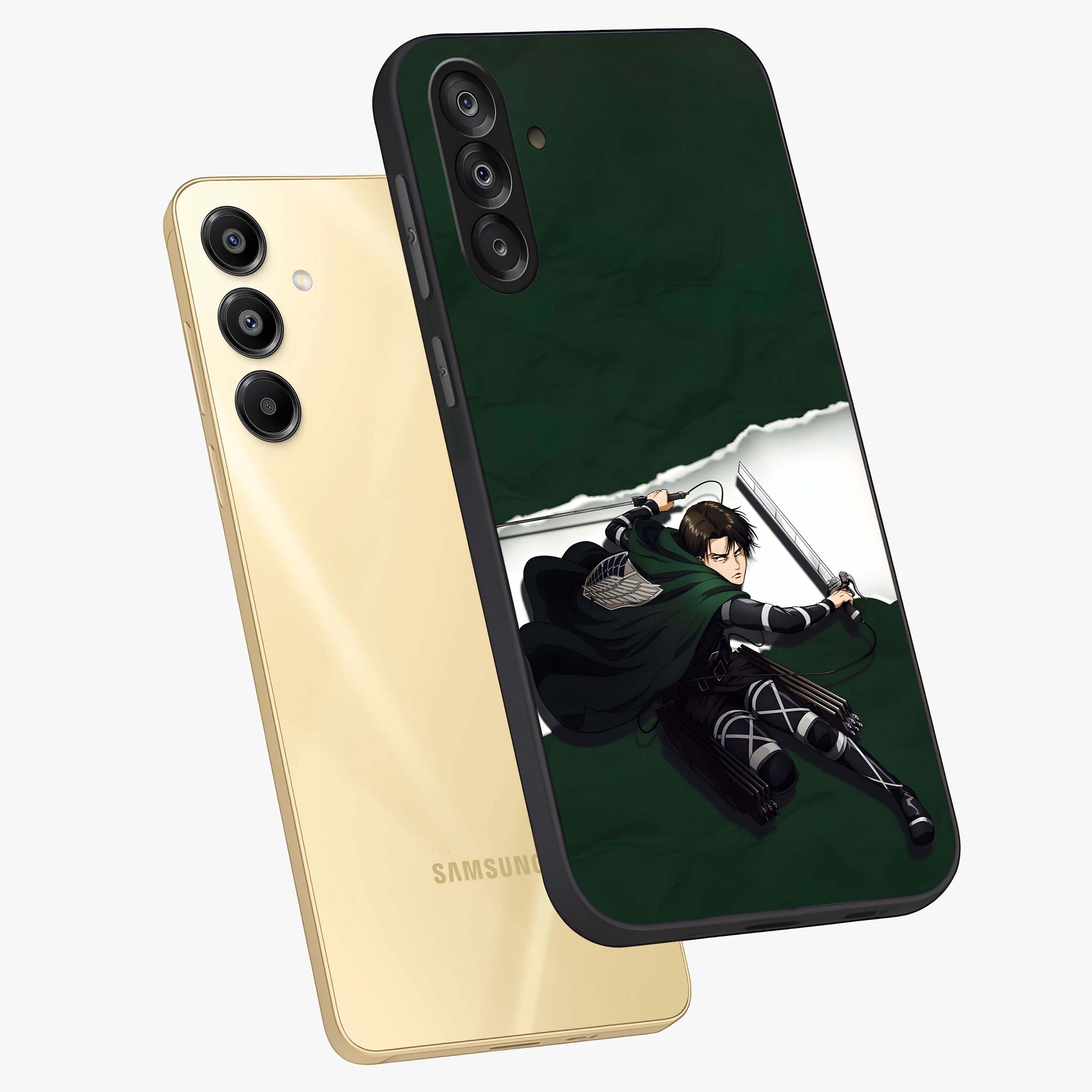 Emerald War Vanguard Glass Case displayed in angled mockup highlighting intense battle inspired design with emerald tone aesthetic.