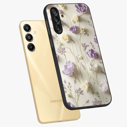 Lilac Breeze Harmony Glass Case displayed in angled mockup highlighting calm lilac breeze design with soothing aesthetic style.