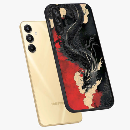 Shadow Dragon Fury Glass Case displayed in angled mockup highlighting powerful dragon illustration with dark fantasy aesthetic.