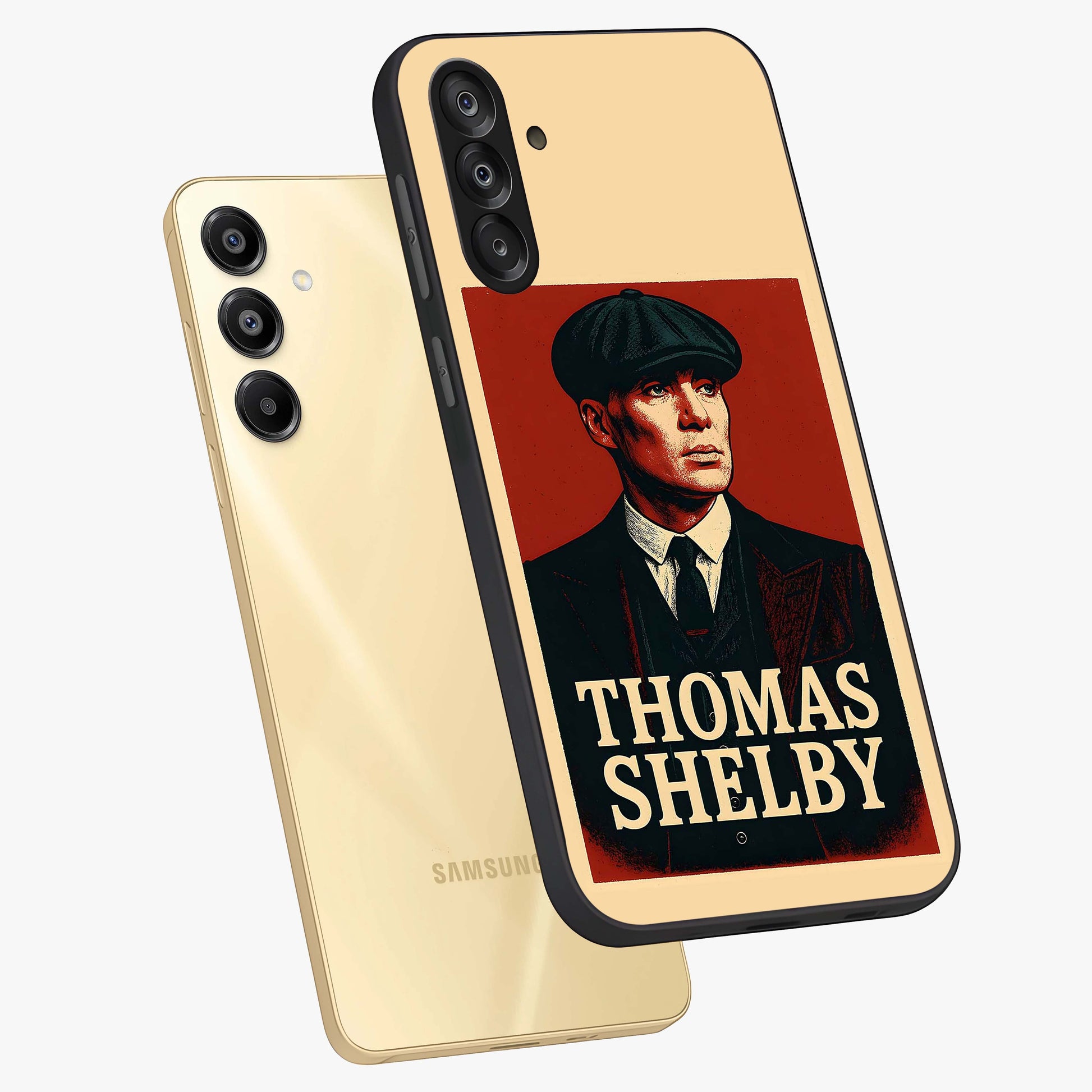 Vintage Mafia Authority Glass Case displayed in angled mockup highlighting powerful retro design with classic gangster aesthetic.