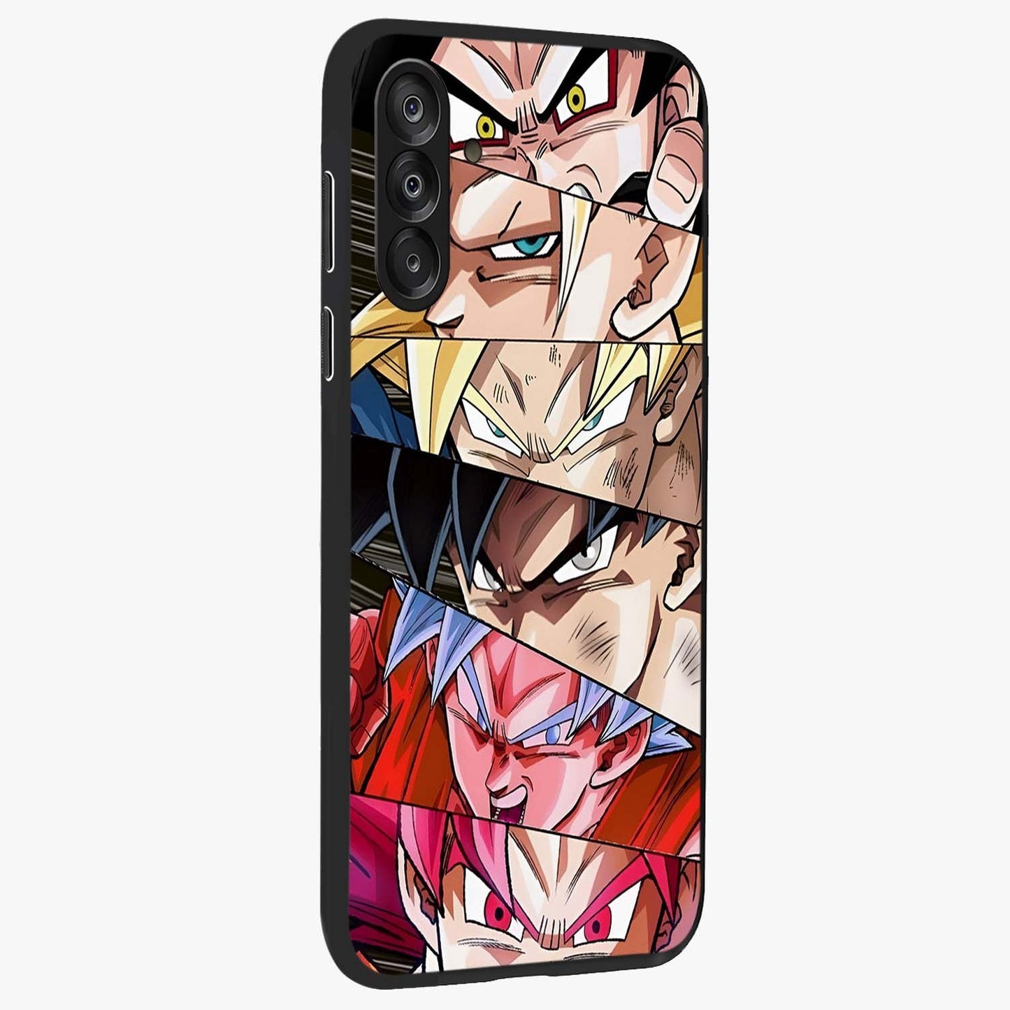 Anime Character Glass Case upright view showcasing expressive anime artwork with bold graphic style.
