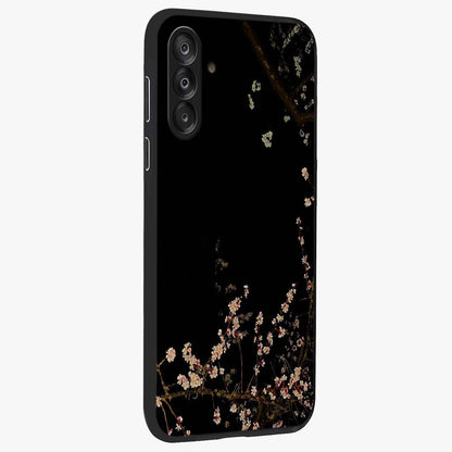 Petal Moon Light With Custom Name Glass Case upright view showcasing elegant floral moon artwork with personalized aesthetic.