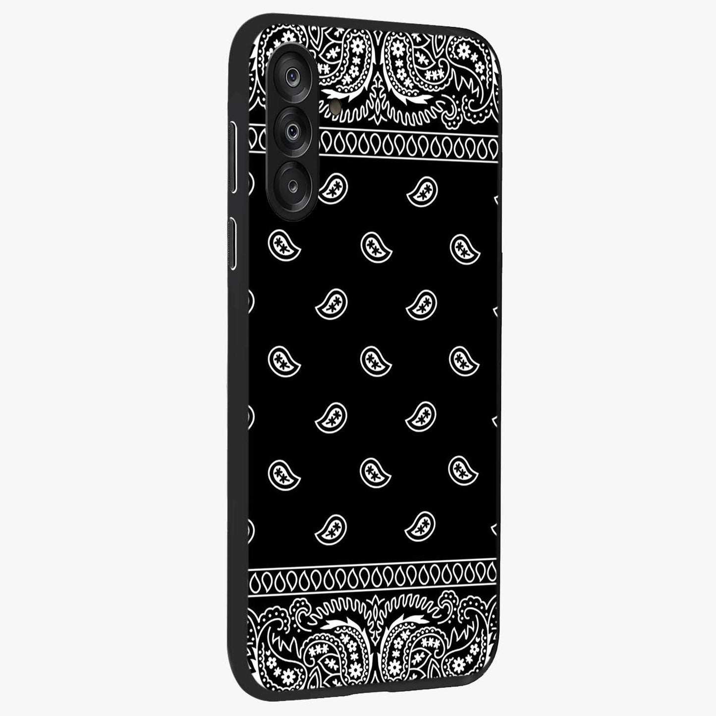 Retro Rebel Threads Glass Case upright view showcasing stylish vintage artwork with bold retro theme.
