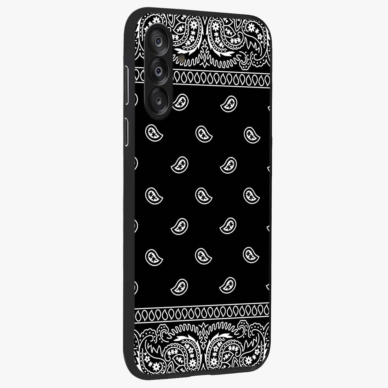 Retro Rebel Threads Glass Case upright view showcasing stylish vintage artwork with bold retro theme.