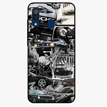 Aesthetic Dark Love Glass Case showing flat back view with dark romantic artwork and glossy glass finish.