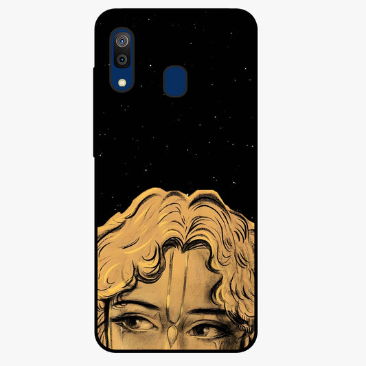 Shri Krishna Art Glass Case showing flat back view with devotional Krishna artwork and glossy glass finish.