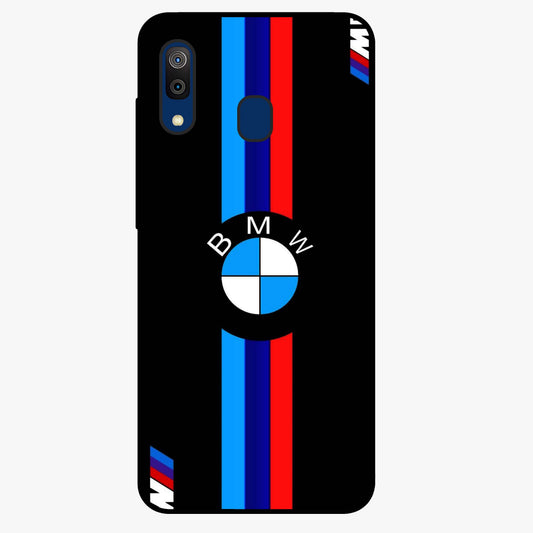 Turbo BMW Beast Glass Case showing flat back view with high performance sports car artwork and glossy glass finish.