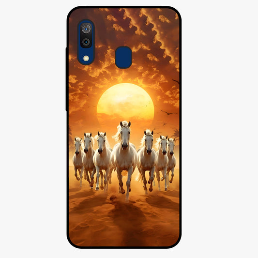 Wild Sunset Majesty Glass Case showing flat back view with majestic sunset landscape artwork and glossy glass finish.