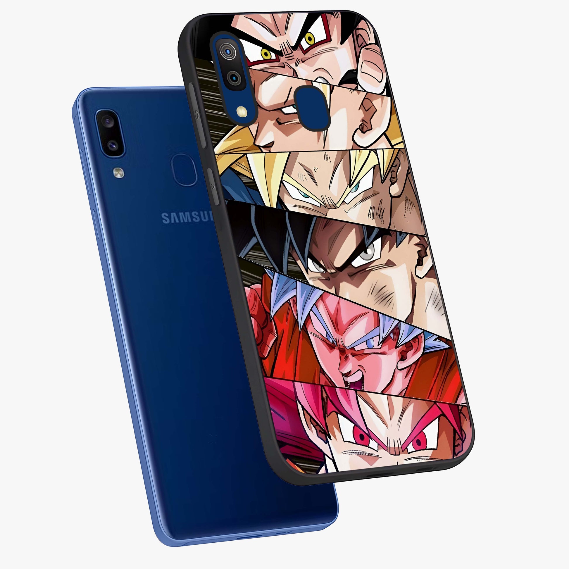 Anime Character Glass Case displayed in angled mockup highlighting colorful anime character illustration.
