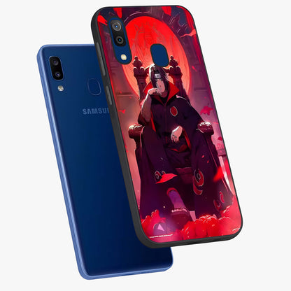 Blood Moon Sovereign Glass Case displayed in angled mockup highlighting dark celestial moon design and dramatic theme.