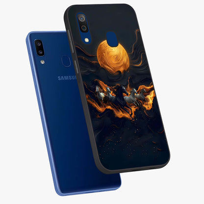 Golden Royal Heritage Glass Case displayed in angled mockup highlighting luxurious heritage design with golden aesthetic style.