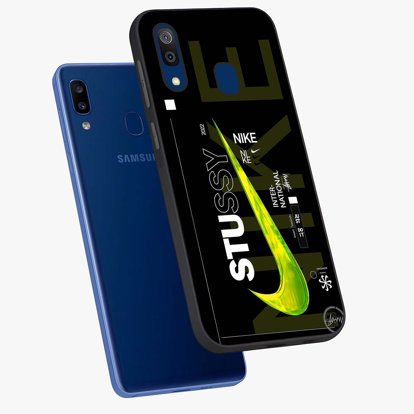 Neon Street Edition Glass Case displayed in angled mockup highlighting vibrant urban design with bold street aesthetic.
