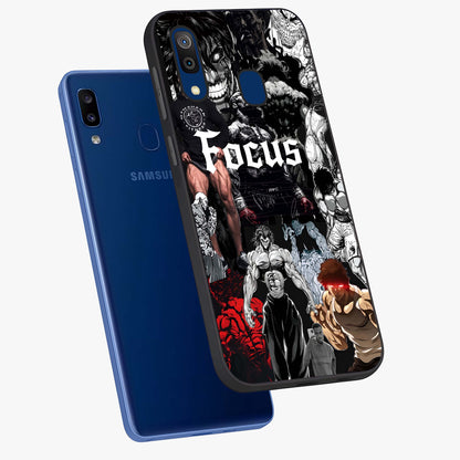 Relentless Power Focus Glass Case displayed in angled mockup highlighting bold statement design with modern aesthetic style.