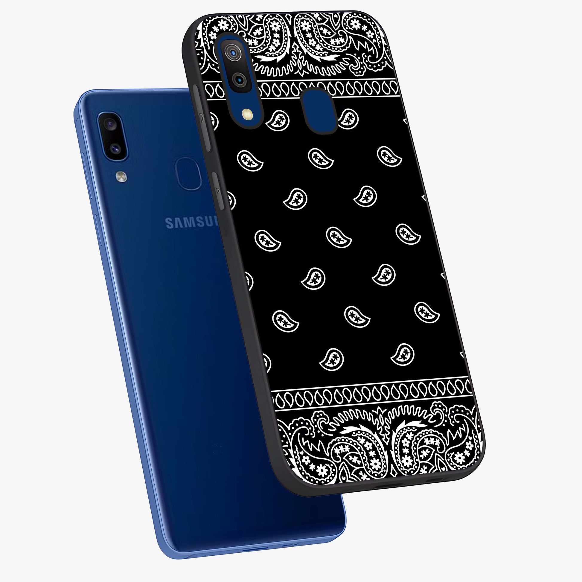 Retro Rebel Threads Glass Case displayed in angled mockup highlighting retro inspired graphic design with rebellious aesthetic.