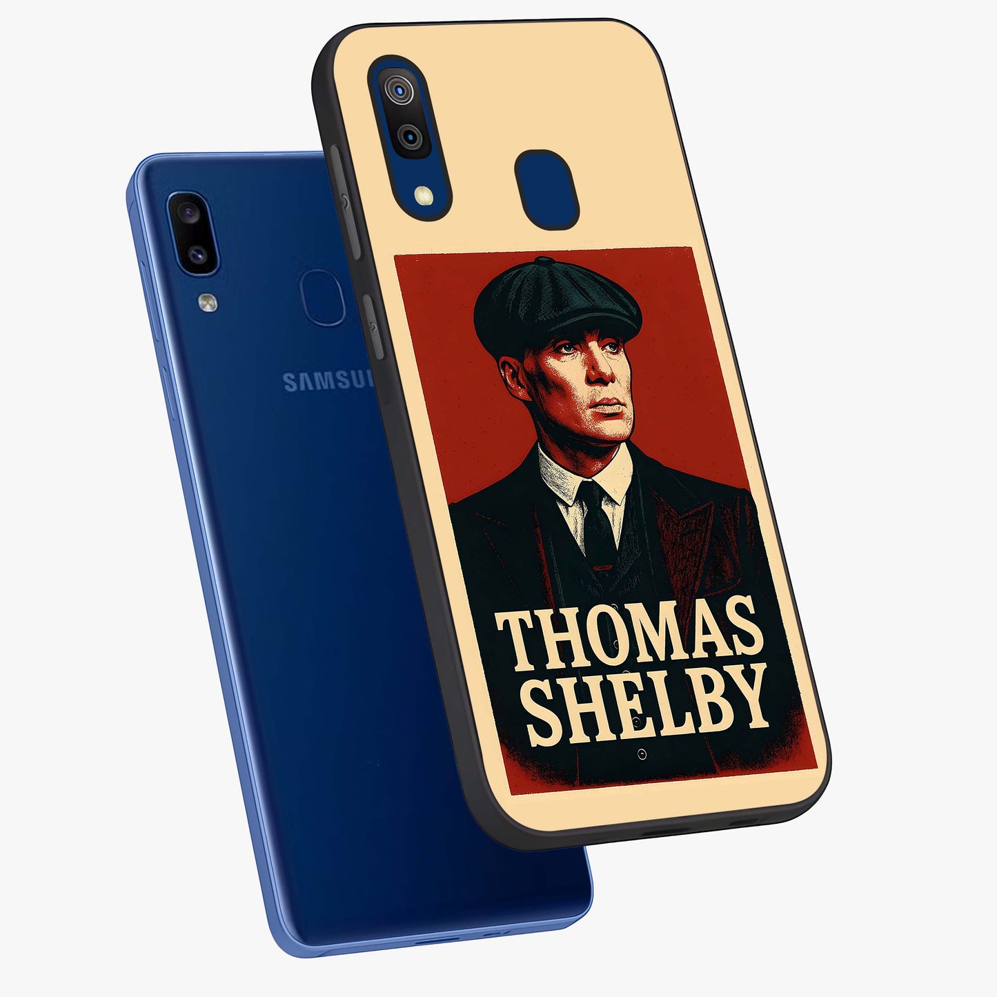 Vintage Mafia Authority Glass Case displayed in angled mockup highlighting powerful retro design with classic gangster aesthetic.