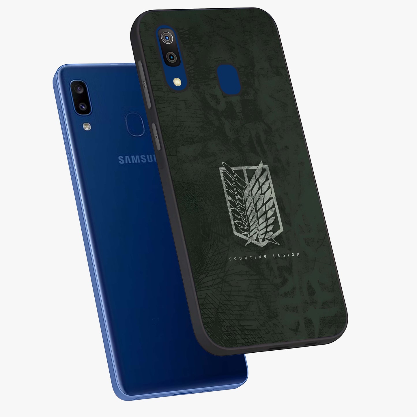 Wings Of Freedom Glass Case displayed in angled mockup highlighting graceful wing design with inspirational aesthetic.