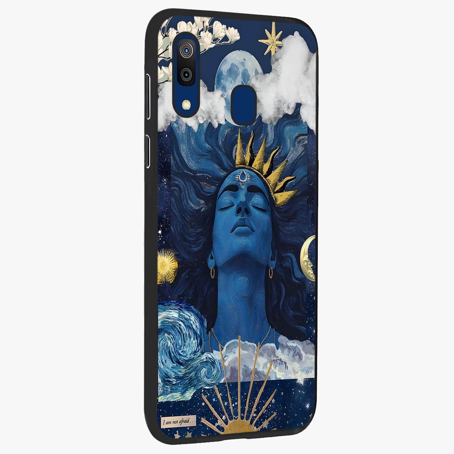 Aesthetic Lord Shiva Glass Case upright view showcasing powerful Lord Shiva artwork with devotional theme.