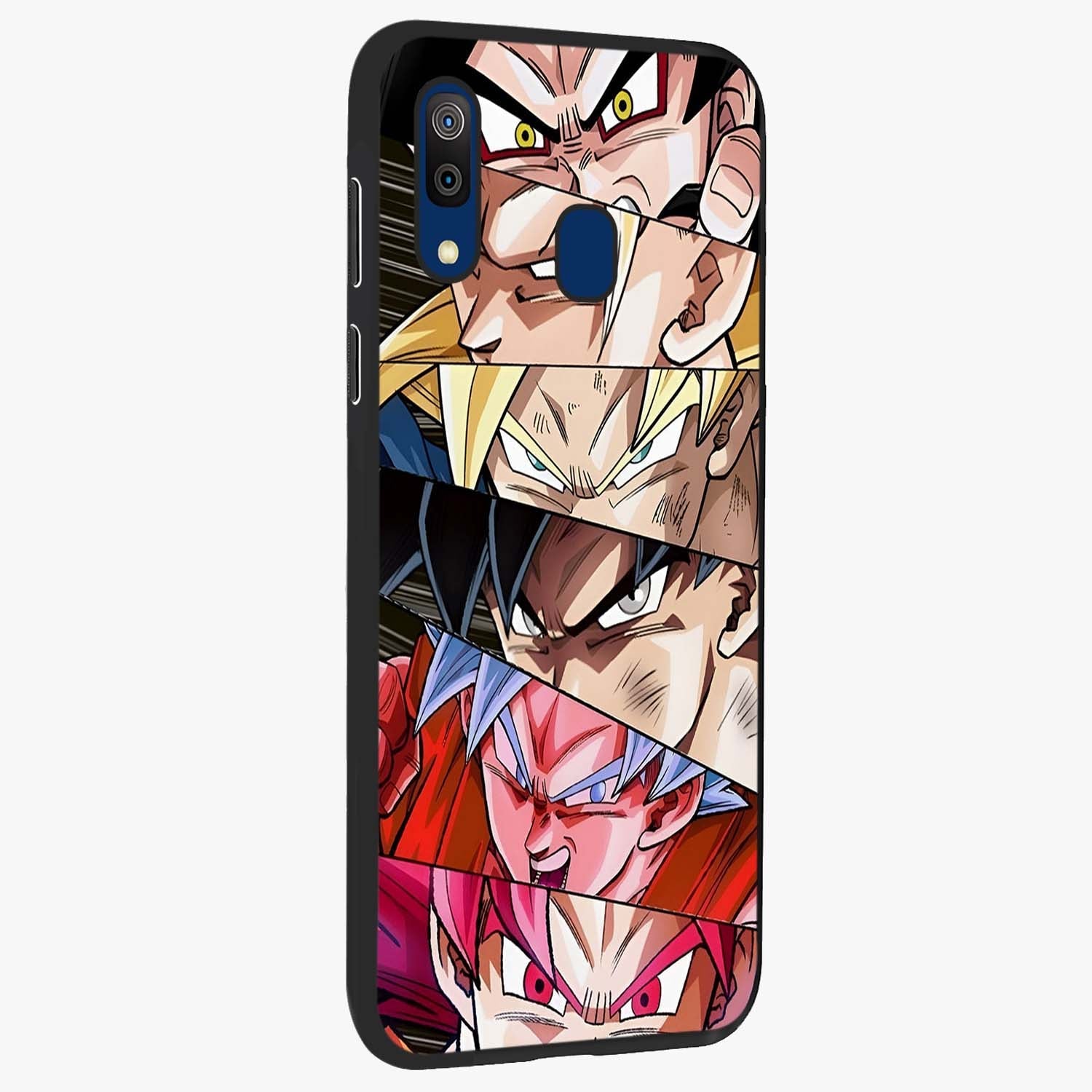 Anime Character Glass Case upright view showcasing expressive anime artwork with bold graphic style.