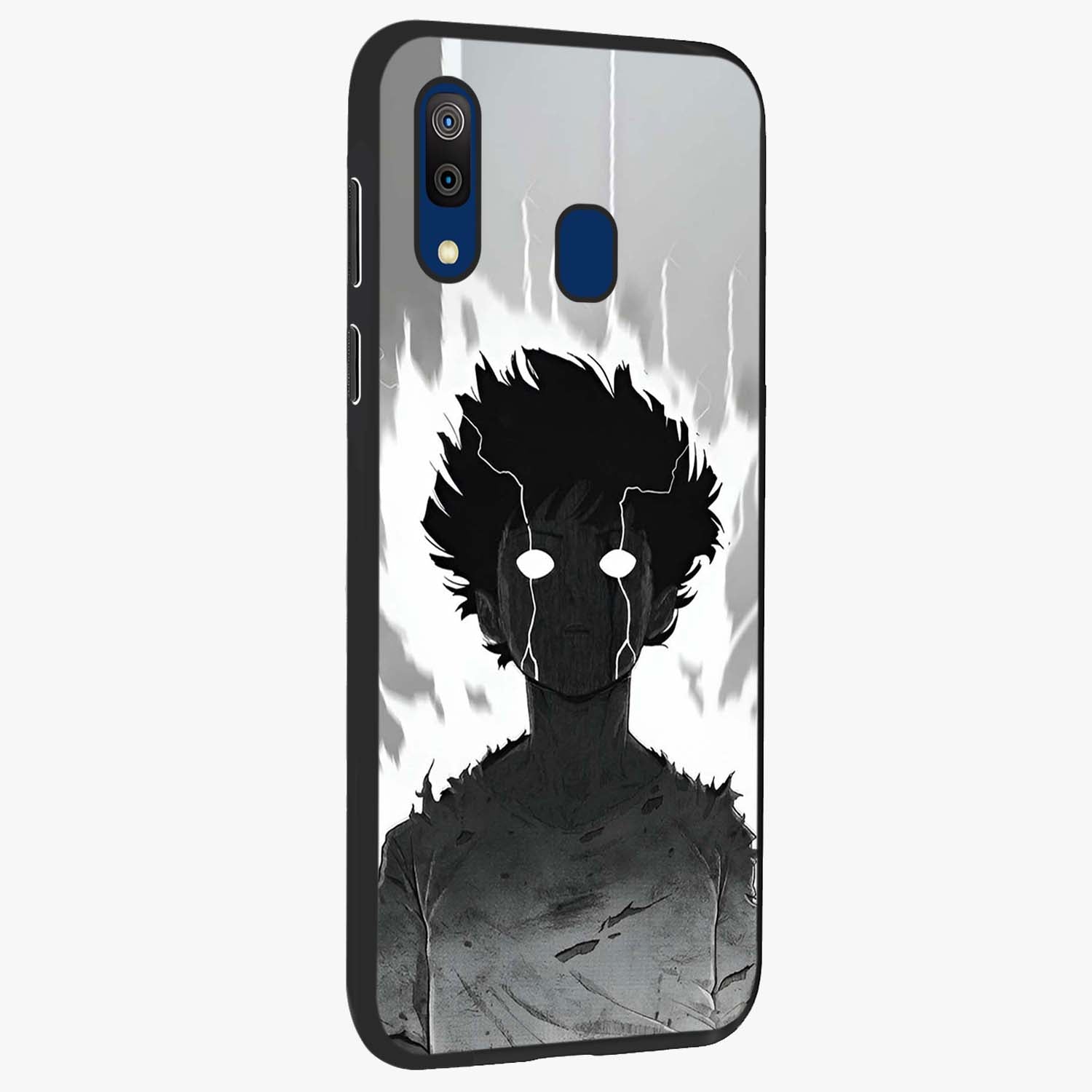 Awakened Inner Rage Glass Case upright view showcasing dramatic artwork with strong expressive aesthetic.