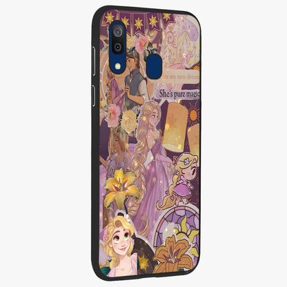 Magical Tangled Dream Glass Case upright view showcasing enchanting artistic artwork with dreamy fantasy theme.