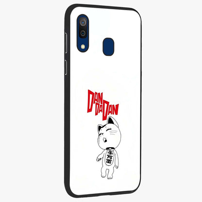 Playful Spirit Charm Glass Case upright view showcasing vibrant charm artwork with fun artistic theme.