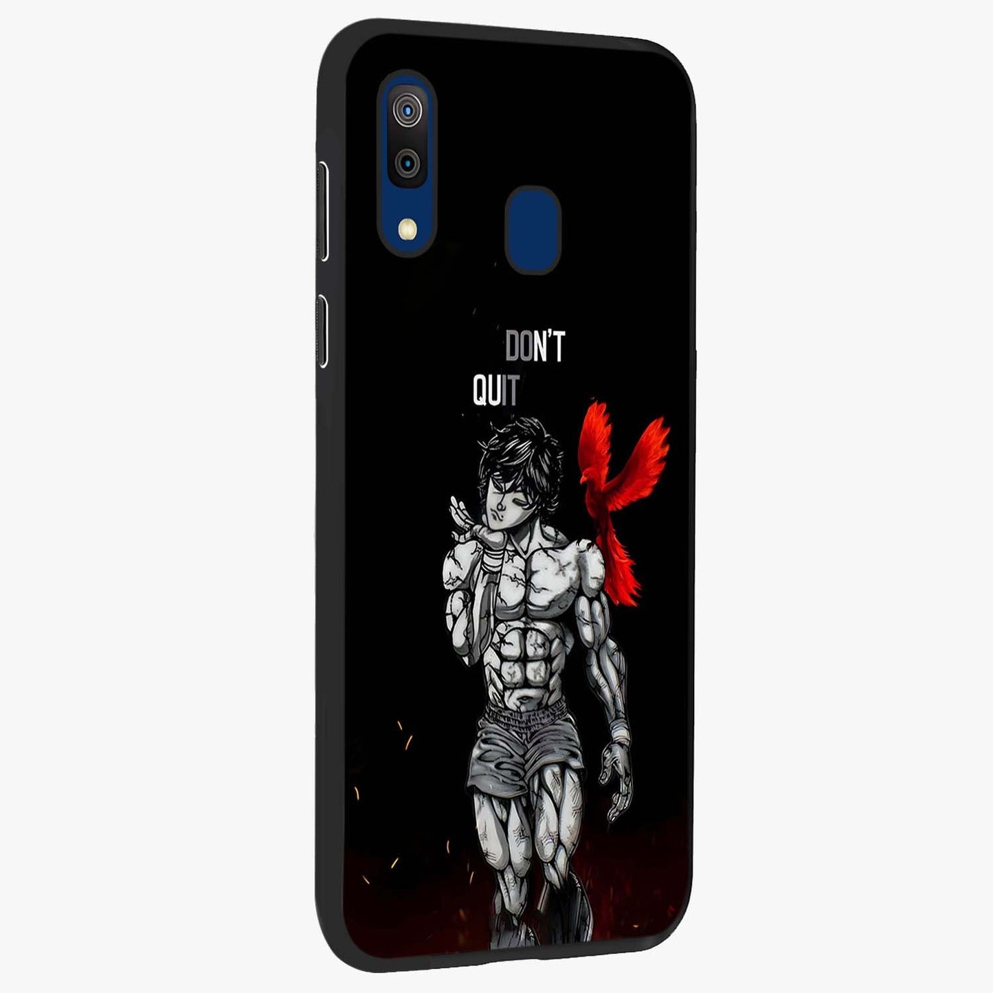Rise Beyond Limits Glass Case upright view showcasing powerful inspirational artwork with uplifting theme.