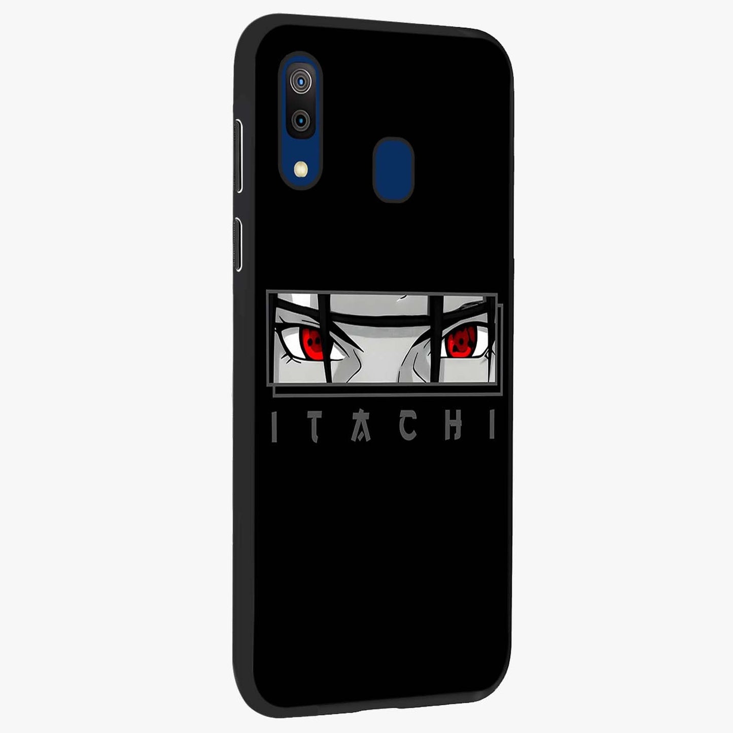 Scarlet Gaze Dominance Glass Case upright view showcasing powerful dramatic artwork with dominant artistic theme.