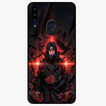 Focus Mode On Glass Case showing flat back view with bold motivational typography design and glossy glass finish.