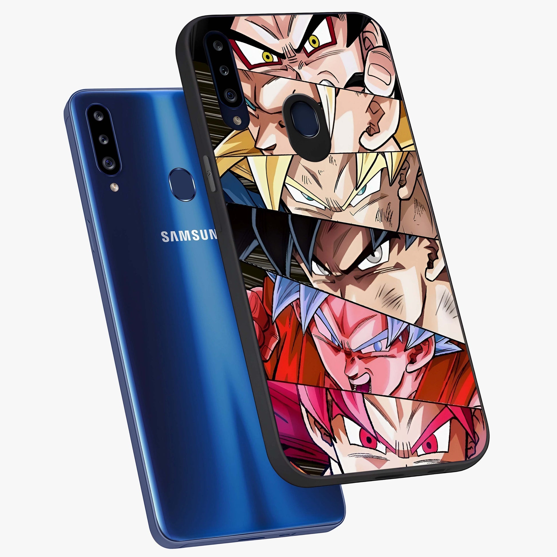 Anime Character Glass Case displayed in angled mockup highlighting colorful anime character illustration.
