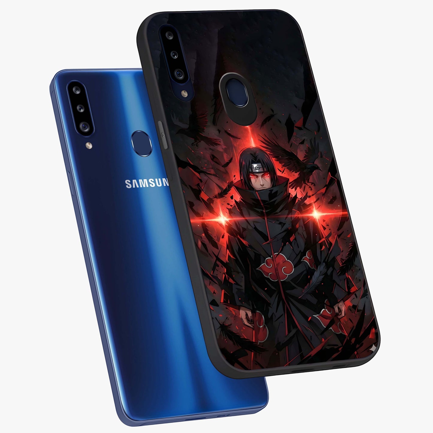 Focus Mode On Glass Case displayed in angled mockup highlighting clean minimal text artwork with modern aesthetic style.