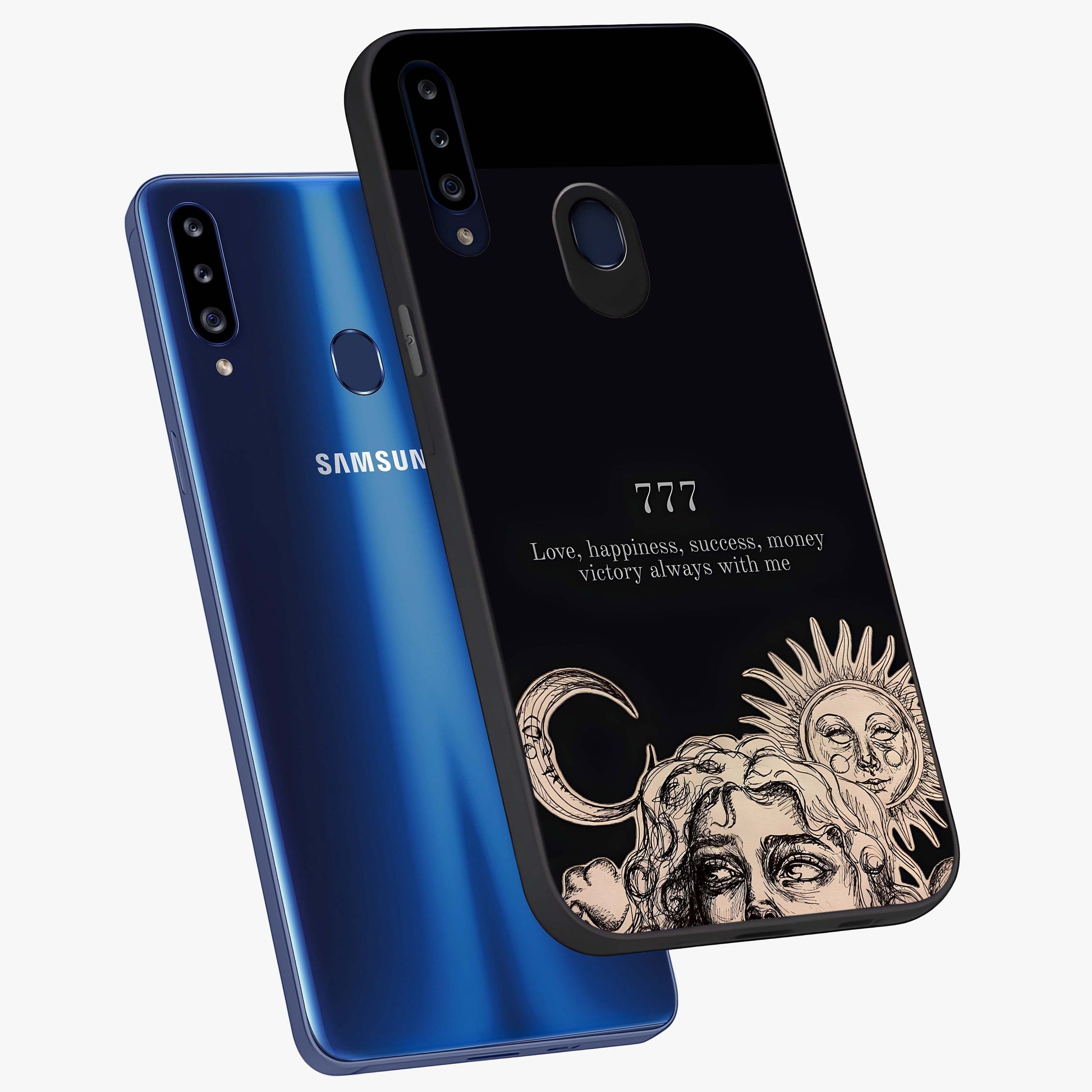 Mystic Victory Aura Glass Case displayed in angled mockup highlighting energetic aura design with bold mystical aesthetic.