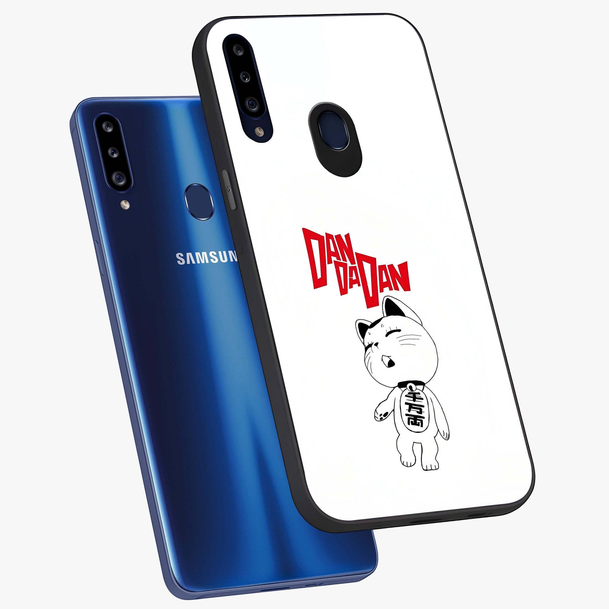 Playful Spirit Charm Glass Case displayed in angled mockup highlighting lively decorative design with playful aesthetic style.