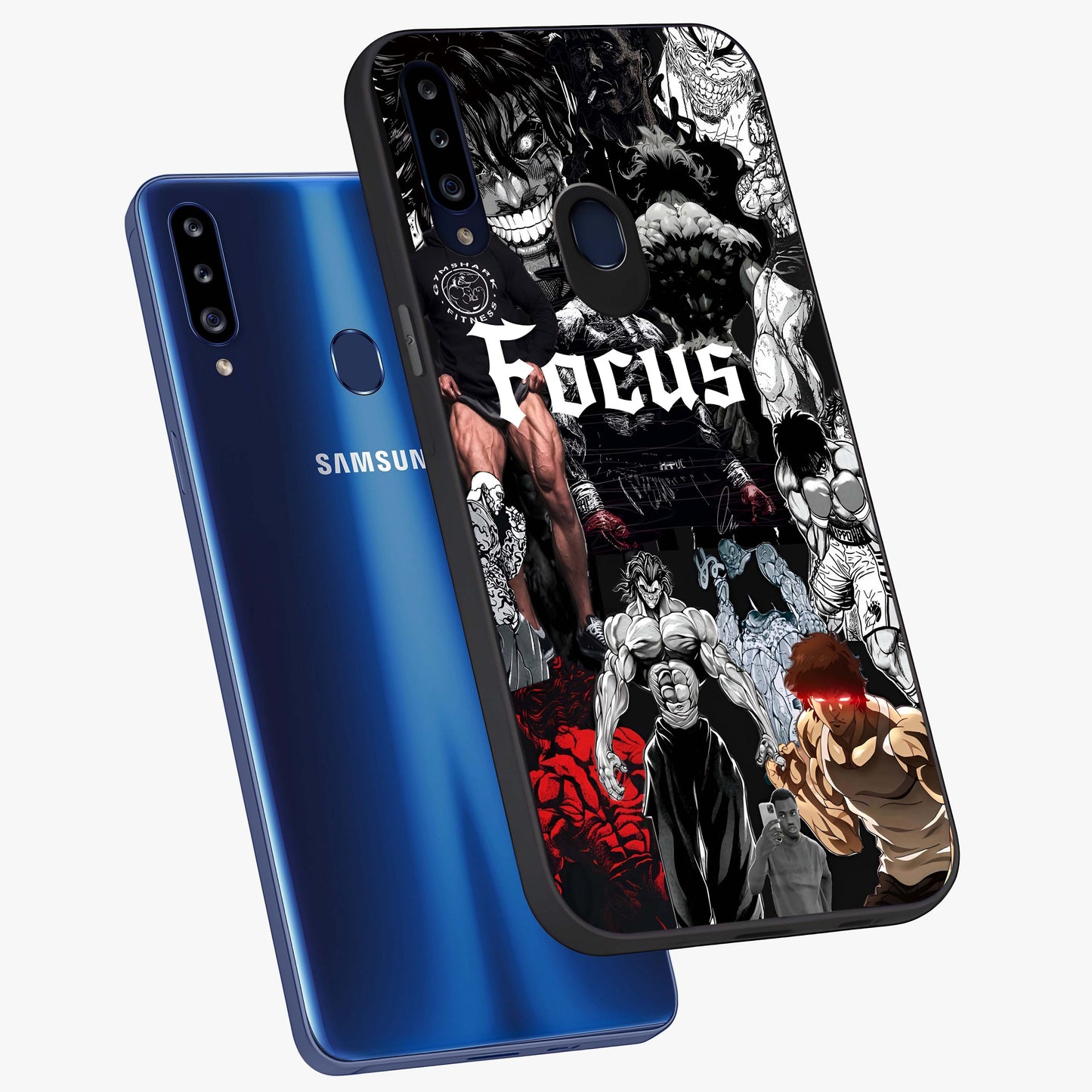 Relentless Power Focus Glass Case displayed in angled mockup highlighting bold statement design with modern aesthetic style.