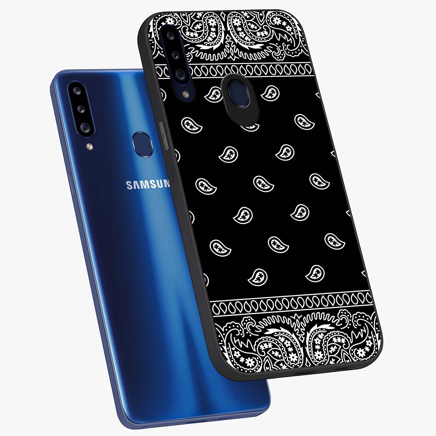 Retro Rebel Threads Glass Case displayed in angled mockup highlighting retro inspired graphic design with rebellious aesthetic.