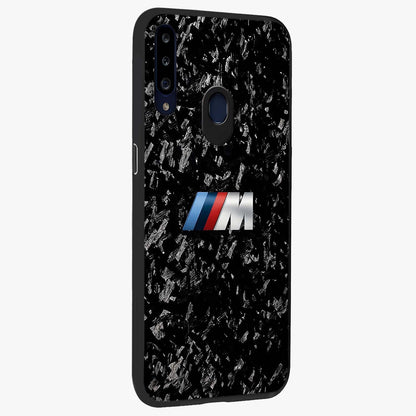 Carbon Speed Mark Glass Case upright view showcasing modern carbon speed graphic with bold automotive theme.