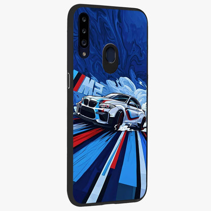 Drift Power Rush Glass Case upright view showcasing high speed racing artwork with bold automotive theme.