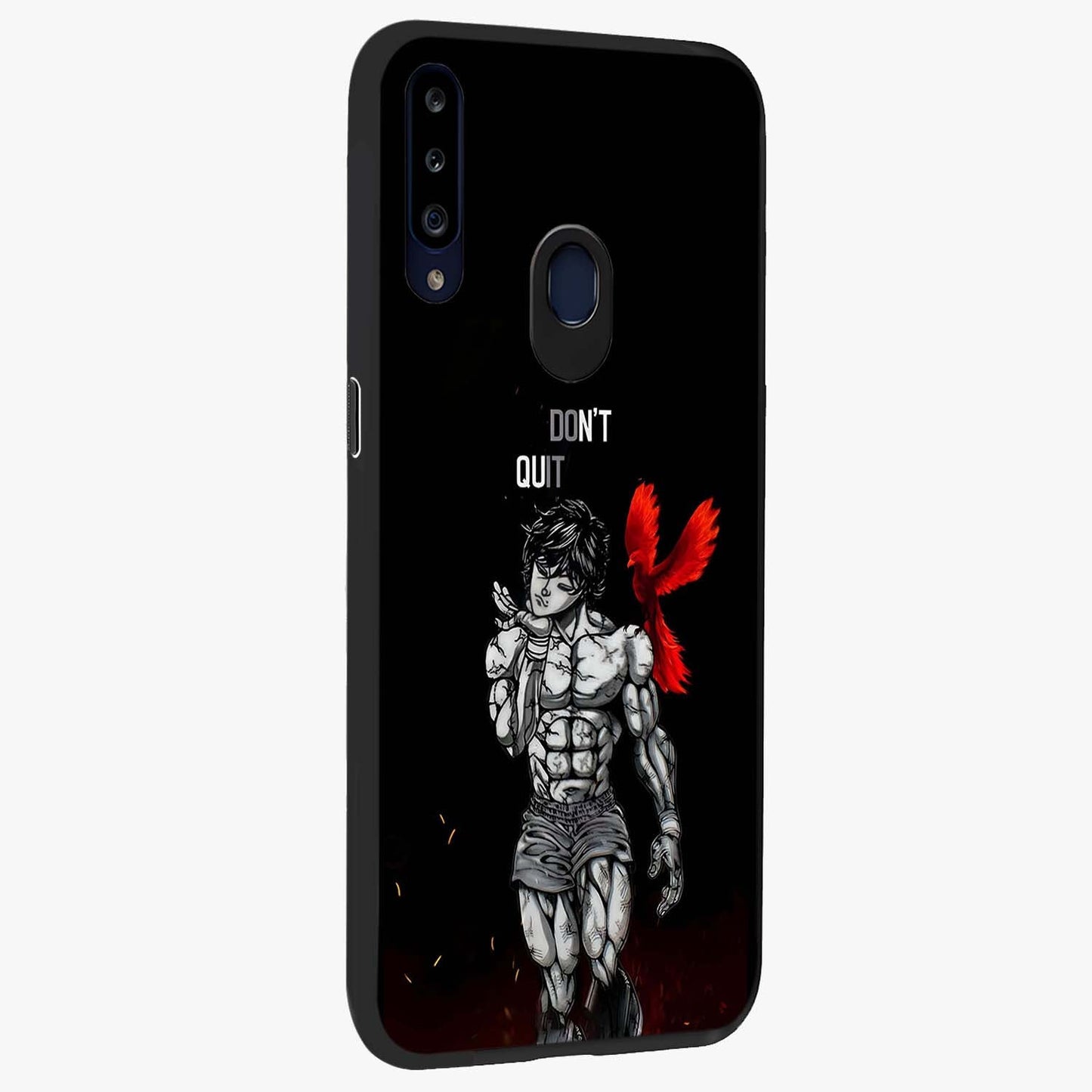 Rise Beyond Limits Glass Case upright view showcasing powerful inspirational artwork with uplifting theme.
